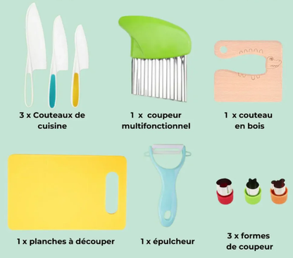 Kit Cuisine Enfant Sécurisé - Graine de Cuisinier | Dès 3 ans